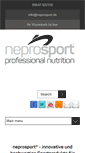 Mobile Screenshot of neprosport.de